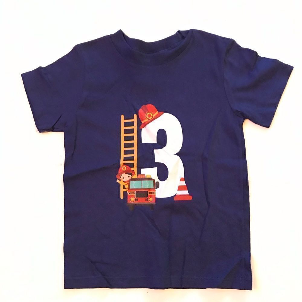 “3” Toddler Graphic T Shirt